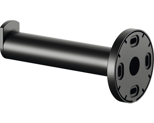 Schwarzer Handtuchhalter zur Wandmontage