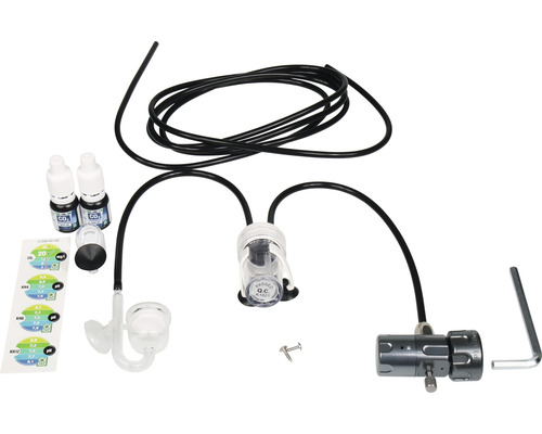 Kit de CO2 pour aquarium avec tuyau, liquide indicateur et outils