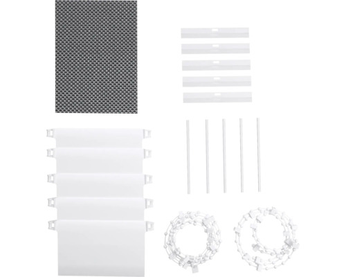 Composants pour un store anti-insectes pour le montage sur fenêtre ou porte