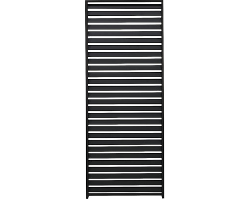 Sichtschutzelement mit horizontalen Lamellen