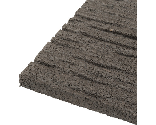 Tapis en caoutchouc avec profil rainuré