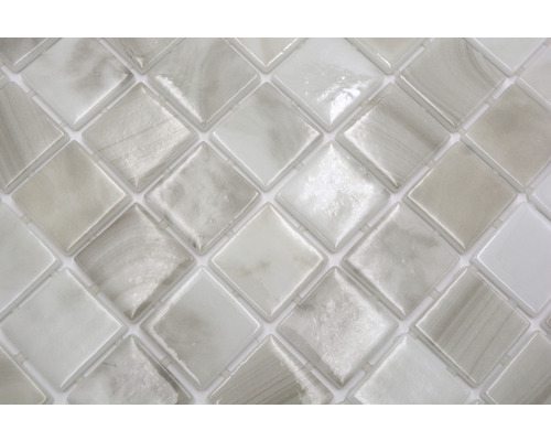 Mosaikfliesen aus Glas mit quadratischem Muster