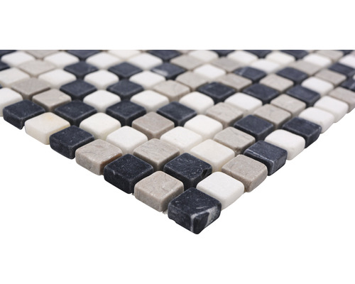 Mosaikfliese aus Naturstein, quadratisch