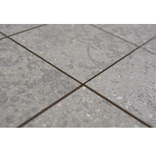 Mosaïque en grès cérame fin CSB 95BG7 carré BLOX 95 gris 29x29cm