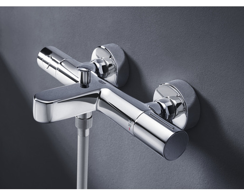 Aufputz-Brausearmatur aus Metall für die Wandmontage