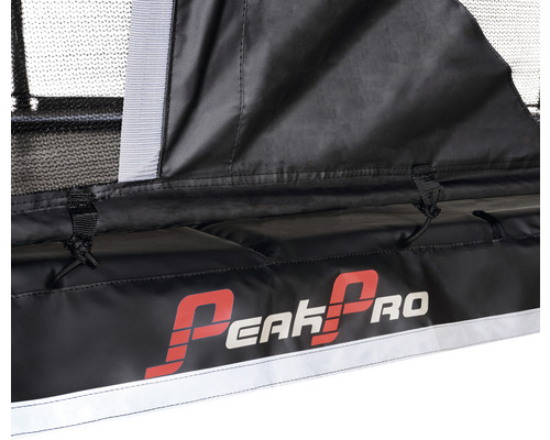 Detailansicht des PeakPro Logos auf einem Produkt.