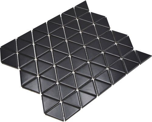Carreau de mosaïque avec éléments triangulaires noirs