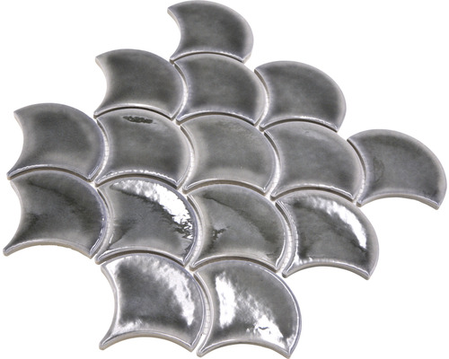 Mosaïque en éventail pour la conception de murs et de sols