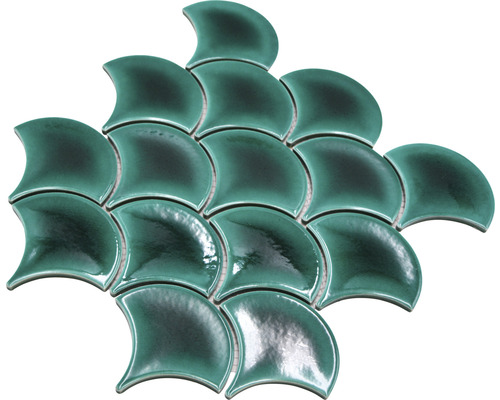 Carreaux de mosaïque en forme d''écailles de poisson