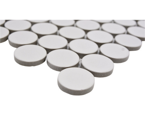 Mosaïque avec pierres rondes