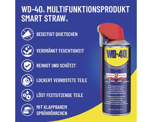 WD-40 Multifunktionsprodukt mit flexiblem Sprührohr