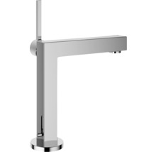 Robinet de lavabo en métal avec mitigeur monocommande