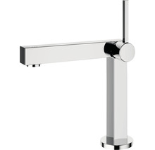 Robinet de lavabo en métal avec mitigeur monocommande