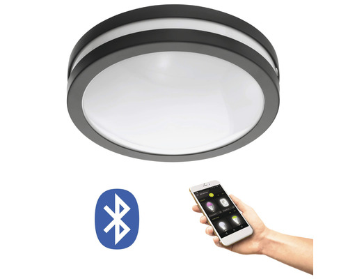 Runde Deckenleuchte mit Bluetooth-Funktion und Smartphone-Steuerung