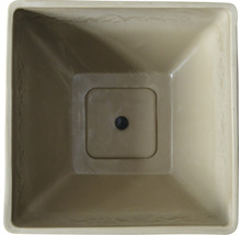 Quadratischer Pflanztopf von oben