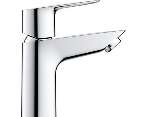 Robinet de lavabo en métal chromé