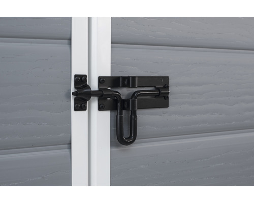 Loquet de serrure sur une porte de jardin