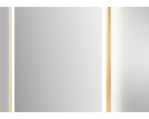 Vue détaillée d''un miroir avec éclairage