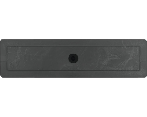 Boîtier de sécurité gris encastré avec mécanisme de verrouillage noir