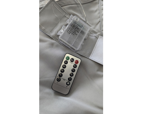 Batteriefach und Fernbedienung für Lichterkette