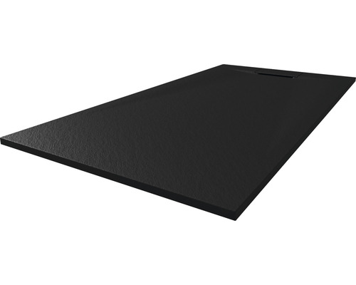 Schwarze Duschwanne