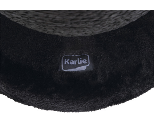 Logo Karlie sur un lit pour animaux