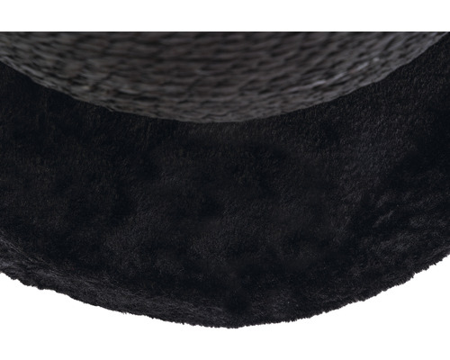 Gros plan d''un lit pour chat avec une housse souple