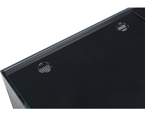 Detailansicht einer Aquariumabdeckung mit Belüftungsöffnungen