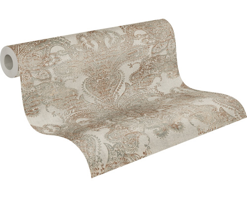Tapetenrolle mit Paisley Muster
