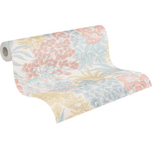 Tapetenrolle mit Blumenmuster