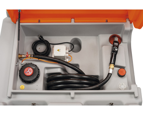 Tankcontainer mit Pumpe und Zubehör