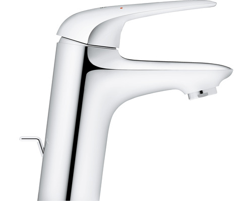 Robinet de lavabo brillant pour salle de bains