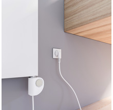 Chauffe-serviettes électrique SCHULTE Turin résistance chauffante à gauche 60,5 x 170,3 cm 600 W avec résistance chauffante 3 réglable blanc