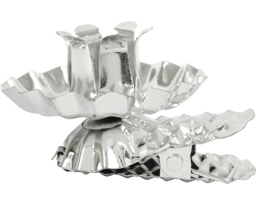 Kerzenhalter mit Klammer aus Metall