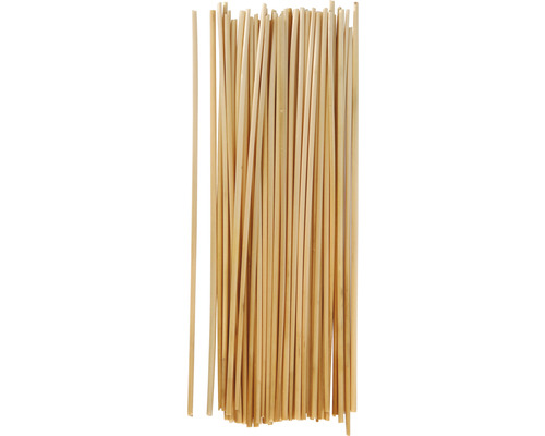 Lot de bâtons de bambou clair