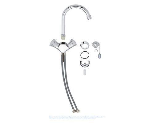 Robinet 1/2 Costa L Chromé 20393001 - SANITAIRE ET CHAUFFAGE