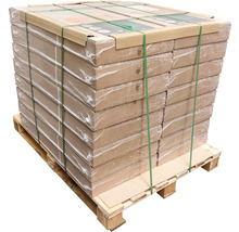 Palette mit verpackten Waren für den Transport