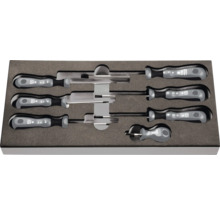Jeu de tournevis avec tournevis Torx et clés Allen dans une boîte à outils