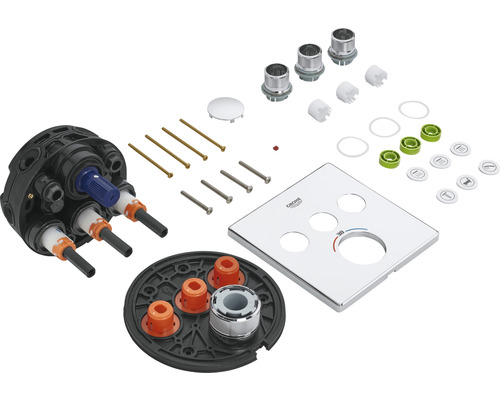 Grohe Unterputz Thermostatbatterie Installationsset mit Montagezubehör