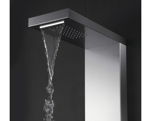 Panneau de douche en acier inoxydable avec jet d''eau