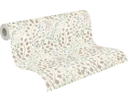 Tapetenrolle mit Blätterdesign