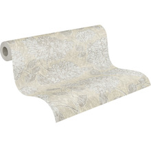 Tapetenrolle mit floralem Muster