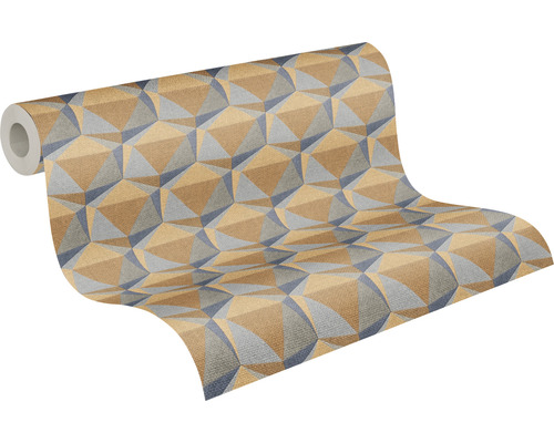 Tapetenrolle mit geometrischem Dreiecks-Muster