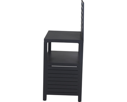 Gartentisch mit Regal und Rückenlehne