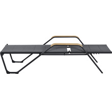Liege Siena Garden 69,5 x 195 x 108 cm Aluminium Holz Kunststoff grau