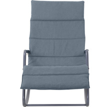 Gepolsterter Schaukelstuhl mit Metallgestell