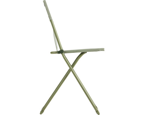 Klappstuhl aus Metall für den Aussenbereich