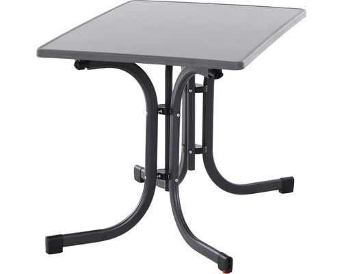 Quadratischer Klapptisch mit Metallgestell