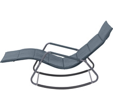 Schaukelliege mit Polsterauflage für den Garten