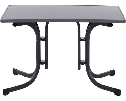 Gartentisch mit Metallgestell und Tischplatte